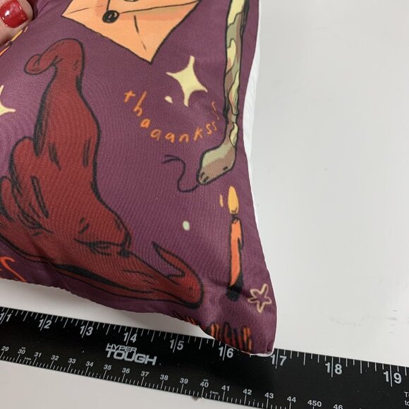 Harry Potter Decorative Throw Pillow Howlers Sorcerers Stone Sorting Hat Frog Ra - Picture 11 of 12